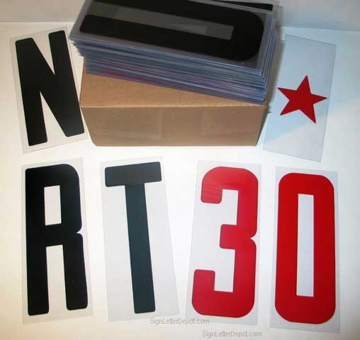 8 Condensed Flex Letters For Portable Signs Plastic Sign Letters