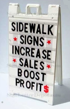 Signicade A-Frame Folding Sandwich Sign