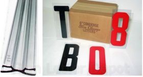 6 inch Portable Signs Letters and Sign Track making kit