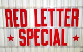 Red Flex Change Letters