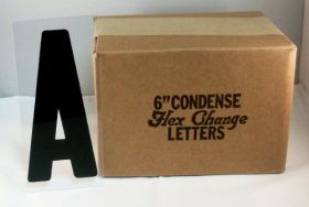 6" Portable Sign Letters - Flex Change