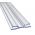 Clear Texas Track flexible letter track for flexible changeable sign letters.