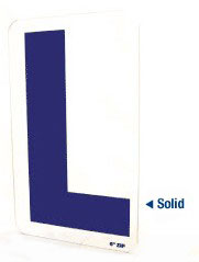 Blue Solid Zip Change Letter